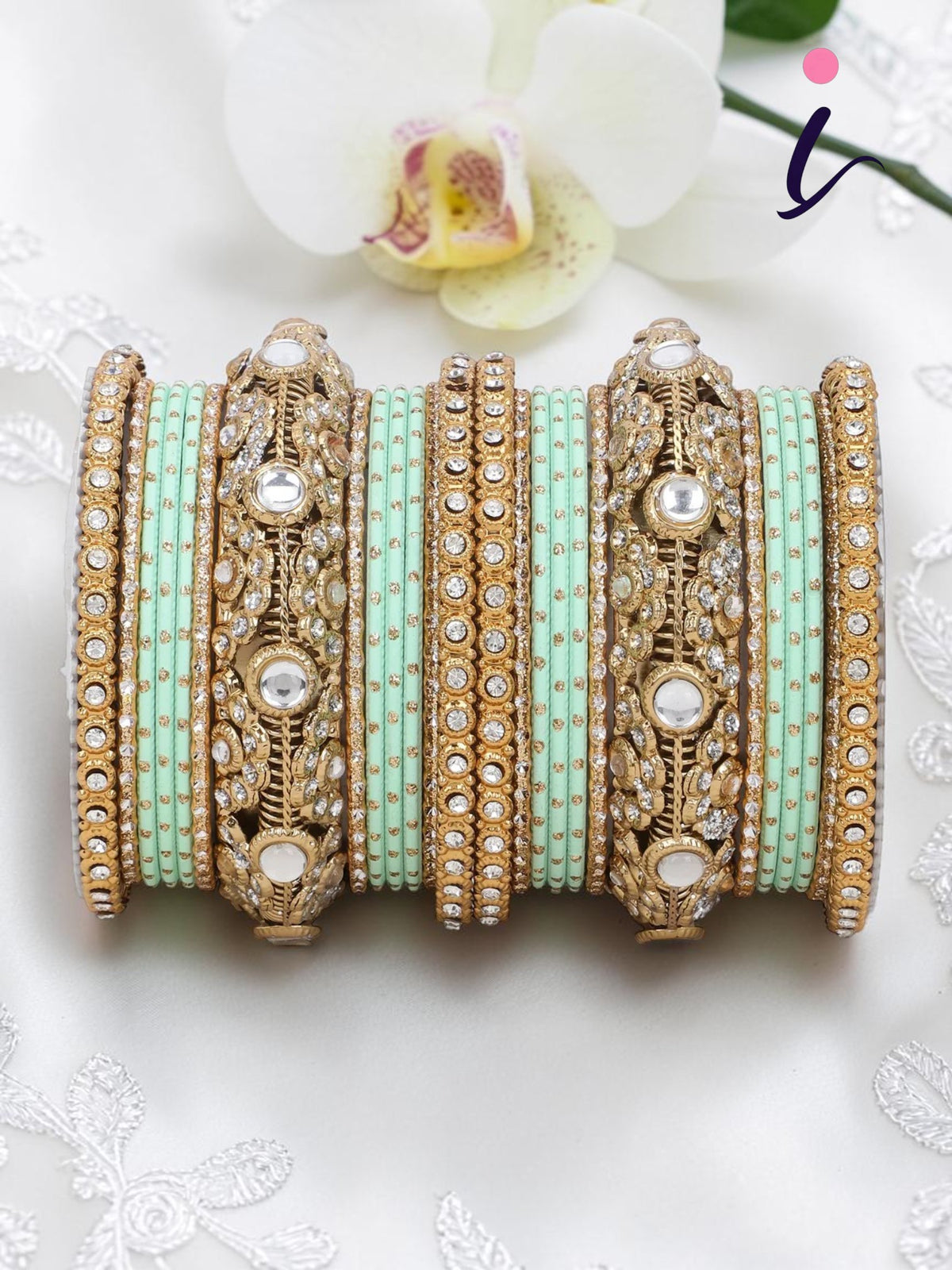 Luxurious Golden Dotted & Jaaliwork Bangle Set for Women | Elegant Bridal Wedding Bangles | Traditional Festive Indian Jewellery