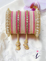 Chunky Pearl Pakistani Bridal Bangle Set, Kada Set, Bridal, Chura, Wedding Jewelry Set, Indian bangle Jewellery