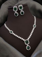 Silver-Plated Pink Stone Necklace Set | Indian Jewellery | Stone Jewellery Indian Neckles Set With Matching Earring Set