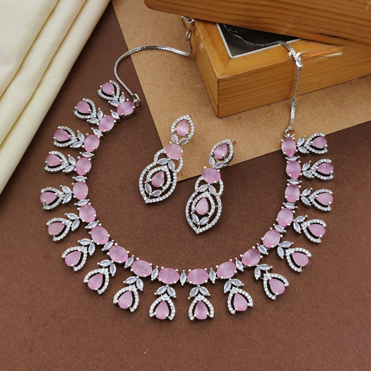 Silver-Plated Multicolor Stone Necklace Set | Indian Jewellery | Stone Jewellery Indian Neckles Set With Matching Earring Set