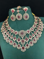 Rajkumari' Bridal Set: Pink Polki & Kundan Heritage Collection