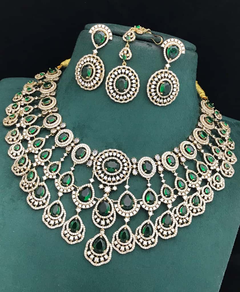 Rajkumari' Bridal Set: Pink Polki & Kundan Heritage Collection