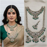 Royal Red Kundan Bridal Necklace Set – Timeless Heritage Jewelry for Weddings - Libasaa.com