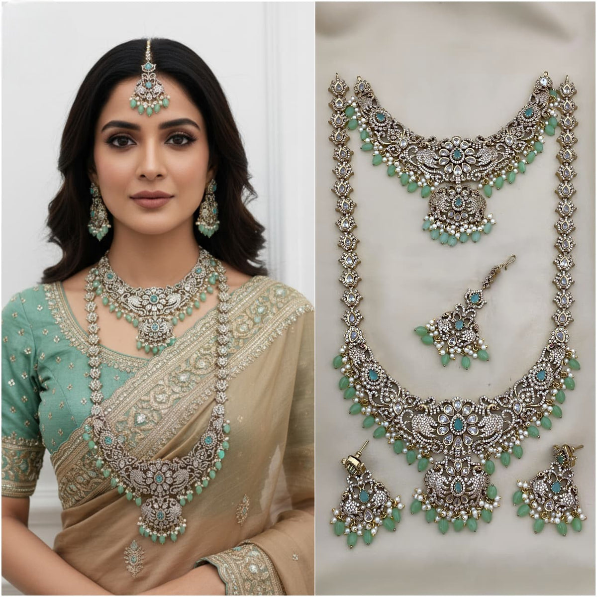 Royal Red Kundan Bridal Necklace Set – Timeless Heritage Jewelry for Weddings