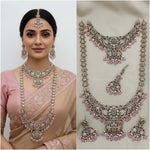 Royal Red Kundan Bridal Necklace Set – Timeless Heritage Jewelry for Weddings