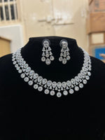 Bollywood Diva Inspired Diamond Necklace Set – Timeless Glamour Collection - Libasaa.com