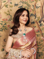 Emerald & Diamond-Style Necklace Set with Matching Earrings | Celebrity Inspired Indian Jewellery | Premium Diamond Jewellery Indian Neckles Set
