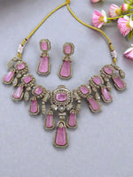 Kundan Necklace Bridal Set with Matching Earrings Beaded Indian Bridal Jewellery Set, Wedding Bridal Necklace Set for Bride