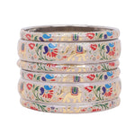 Set of 6 Elephant Bracelets | Traditional Kada Bangles | Ethnic Indian Jewelry