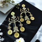 Bollywood-Inspired Katrina Kaif Gold Statement Earrings | Indian Jewellery | Golden Plated Jewellery Indian Earning Set