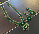 Celebrities Inspired Elephant Design Polki Necklace Earrings Set For Wedding