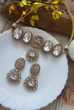 Celebrities Inspired Kundan Choker Earrings Traditional Jewelry Set