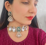 Celebrities Inspired Kundan Choker Earrings Traditional Jewelry Set