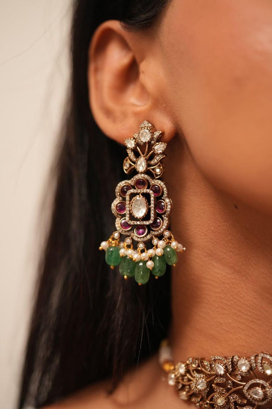 Traditional Kundan Choker Set for Women | Kundan Jewelry | Indian Jewelry | Pakistani Choker Set | Traditional Jewelry