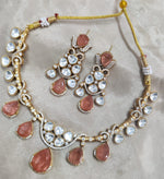 Jaipuri Traditional American Diamond Choker Earrings Set | Kundan Jewelry | AD Jewelry | Indian Jewelry | Traditional Jewelry