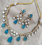 Jaipuri Traditional American Diamond Choker Earrings Set | Kundan Jewelry | AD Jewelry | Indian Jewelry | Traditional Jewelry