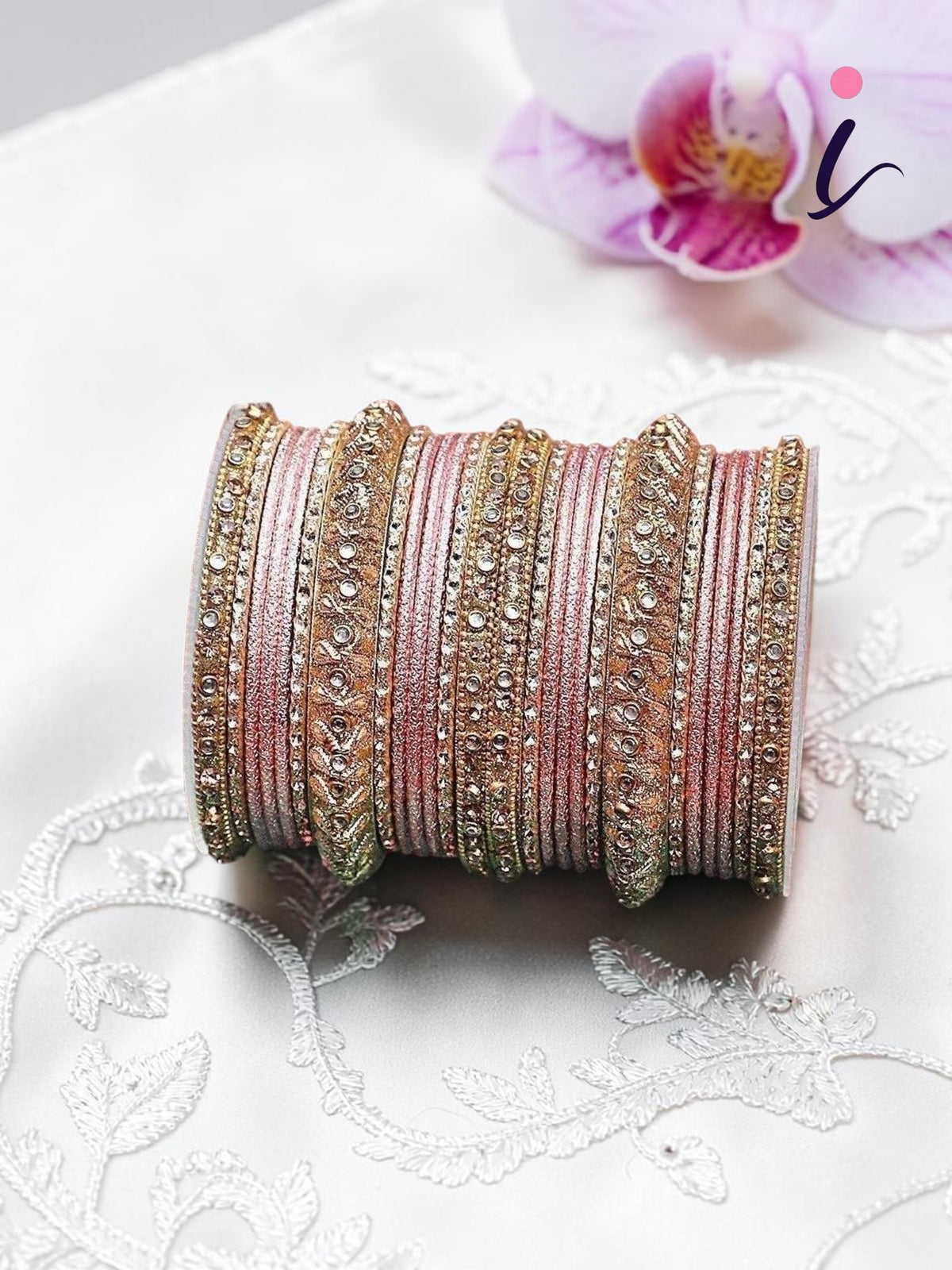 Kundan Bangle Set with Stone Work | Wedding Bangles for Women | Traditional Indian Bridal Jewelry Collection