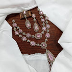 Ethnic Double Layered Victorian Kundan Choker Earrings Set - Kundan Indian Jewelry Set