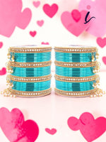 Indian Bangle Set, 54 Pcs Metal Bangles Set, Bridal Wedding Bangles, Traditional Jewelry for Women