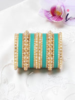Antique Lac Bracelet with Matte Finish Bangles Set for Women | Traditional Indian Bridal & Festive Jewelry Collection