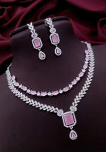 Layered CZ Indian Wedding Choker Earrings Set | Kundan Jewelry | Indian Jewelry | Pakistani Necklace Set | Traditional Jewelry | Polki Necklace