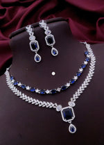 Layered CZ Indian Wedding Choker Earrings Set | Kundan Jewelry | Indian Jewelry | Pakistani Necklace Set | Traditional Jewelry | Polki Necklace