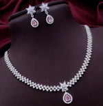 Pakistani Floral AD Kundan Choker Earrings Set | Kundan Jewelry | AD Jewelry | Pakistani Choker Set | Traditional Jewelry