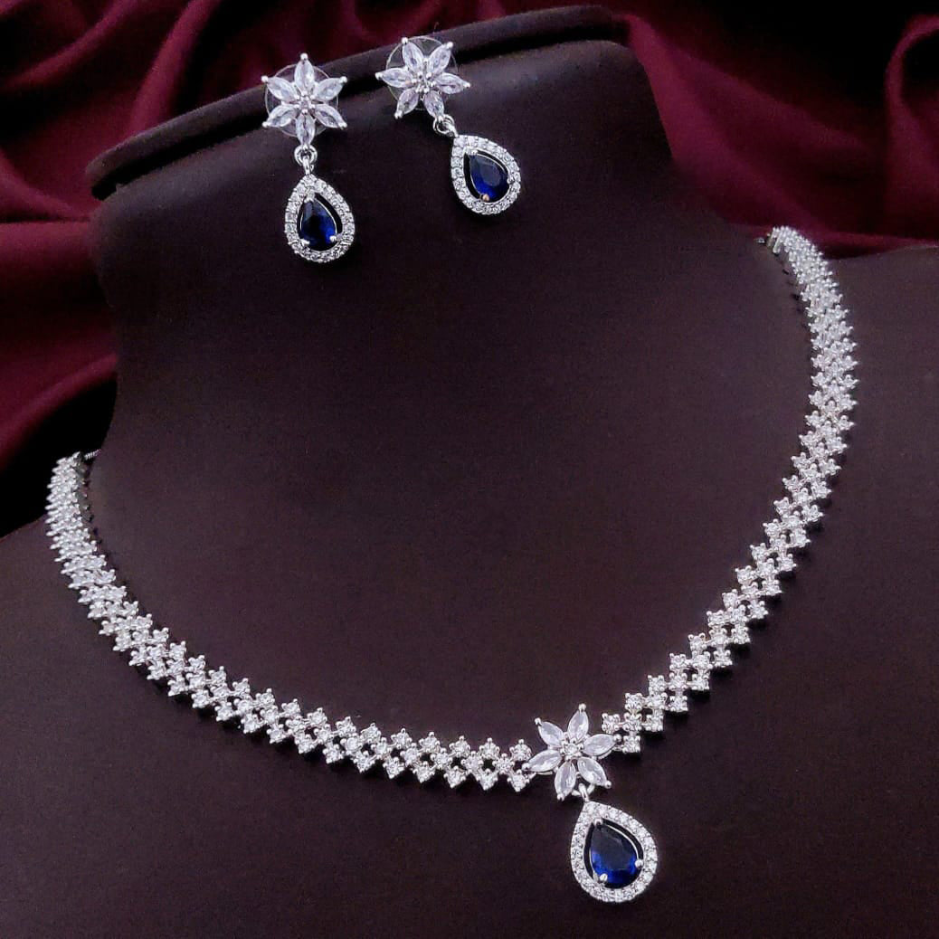 Pakistani Floral AD Kundan Choker Earrings Set | Kundan Jewelry | AD Jewelry | Pakistani Choker Set | Traditional Jewelry