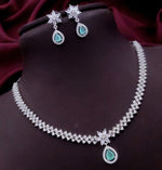 Pakistani Floral AD Kundan Choker Earrings Set | Kundan Jewelry | AD Jewelry | Pakistani Choker Set | Traditional Jewelry