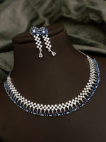 Traditional Floral Inspired AD Choker Earrings Set For Wedding | Kundan Jewelry | AD Jewelry | Indian Jewelry | Traditional Jewelry