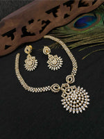 Jaipuri Traditional Kundan Necklace Earring Set For Wedding