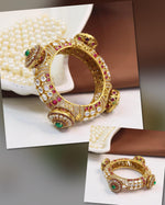 Royal Openable Kundan Polki Kada – Heritage Bridal Grandeur