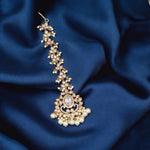 Wedding Flower Design Pearl Maangtikka For Women