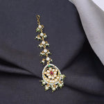 Rajsthani Multicolor Pearl Maangtikka For Women