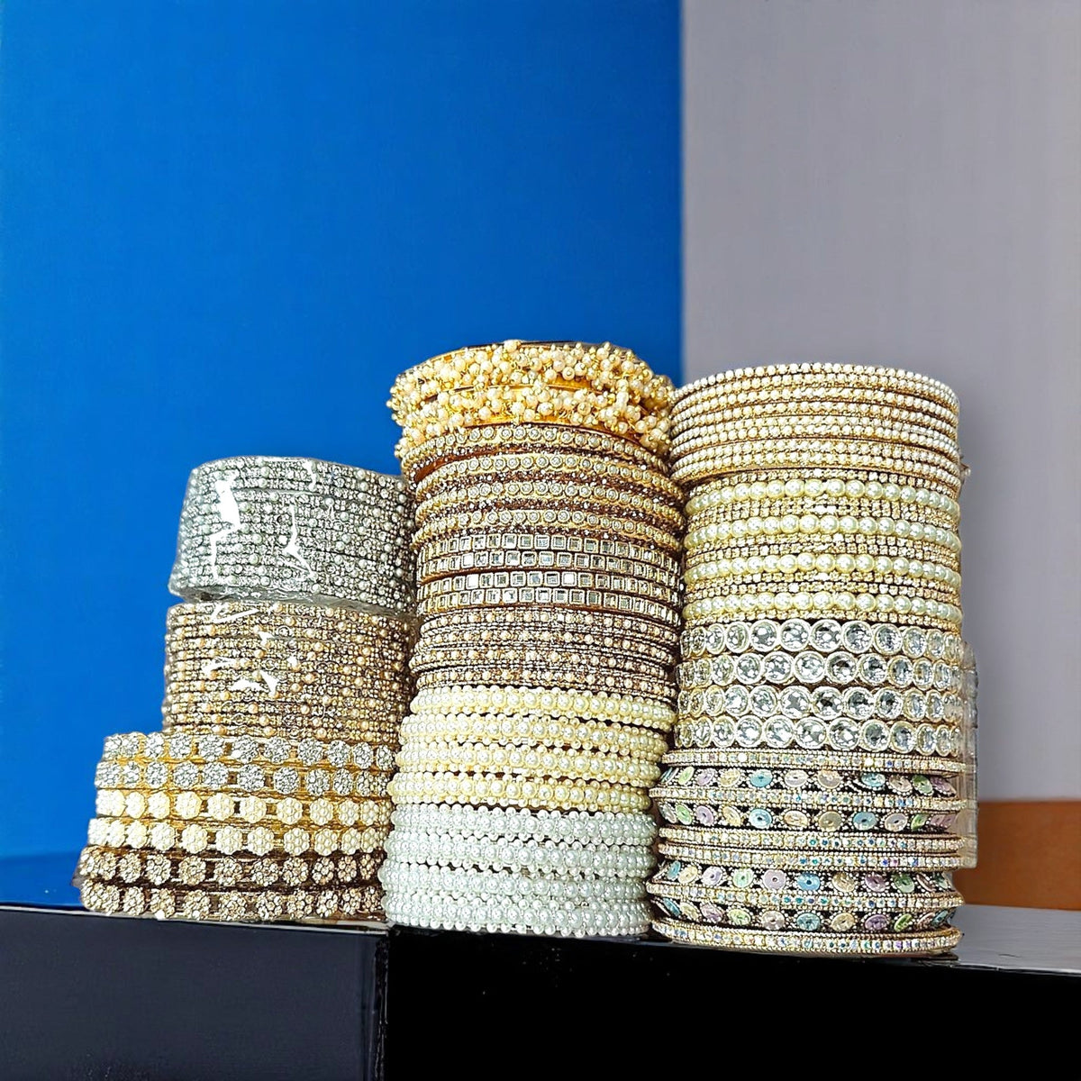 All in One Bridal & Festive Bangle Combo Box –Unique Jewelry Sets