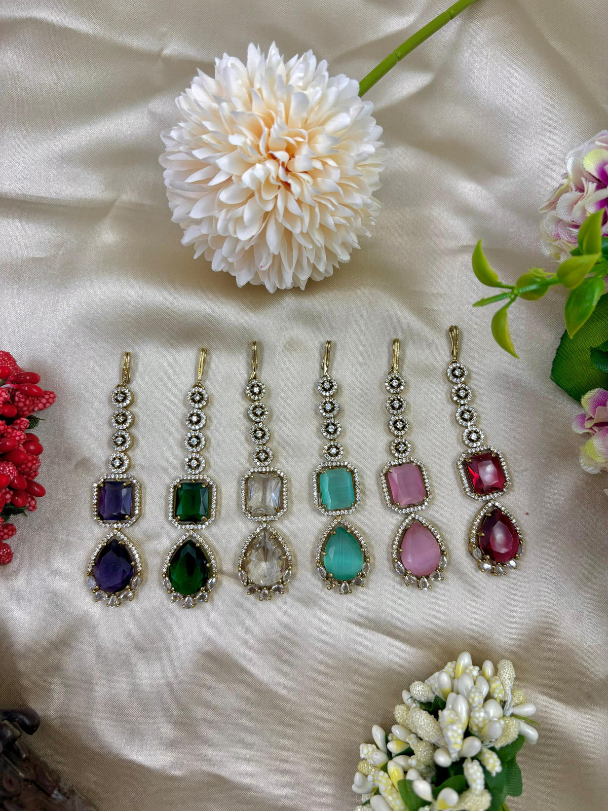 Royal Victorian Drop Maangtika – Timeless Bridal Elegance