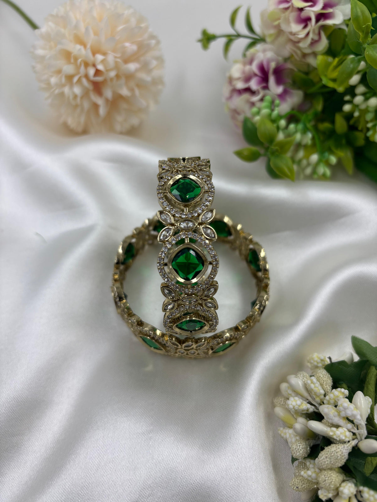 Premium Victorian Bangles Kada – Traditional American Diamond Jewelry