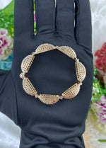 Moissanite Kundan Bracelet – Sparkling Royal Grace