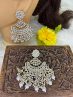 Kundan earrings, Polki Earrings, Kundan Chandbalis, Indian Earrings, Pearl earrings, Pakistani Earrings, Bollywood Earrings, Indian jewelry