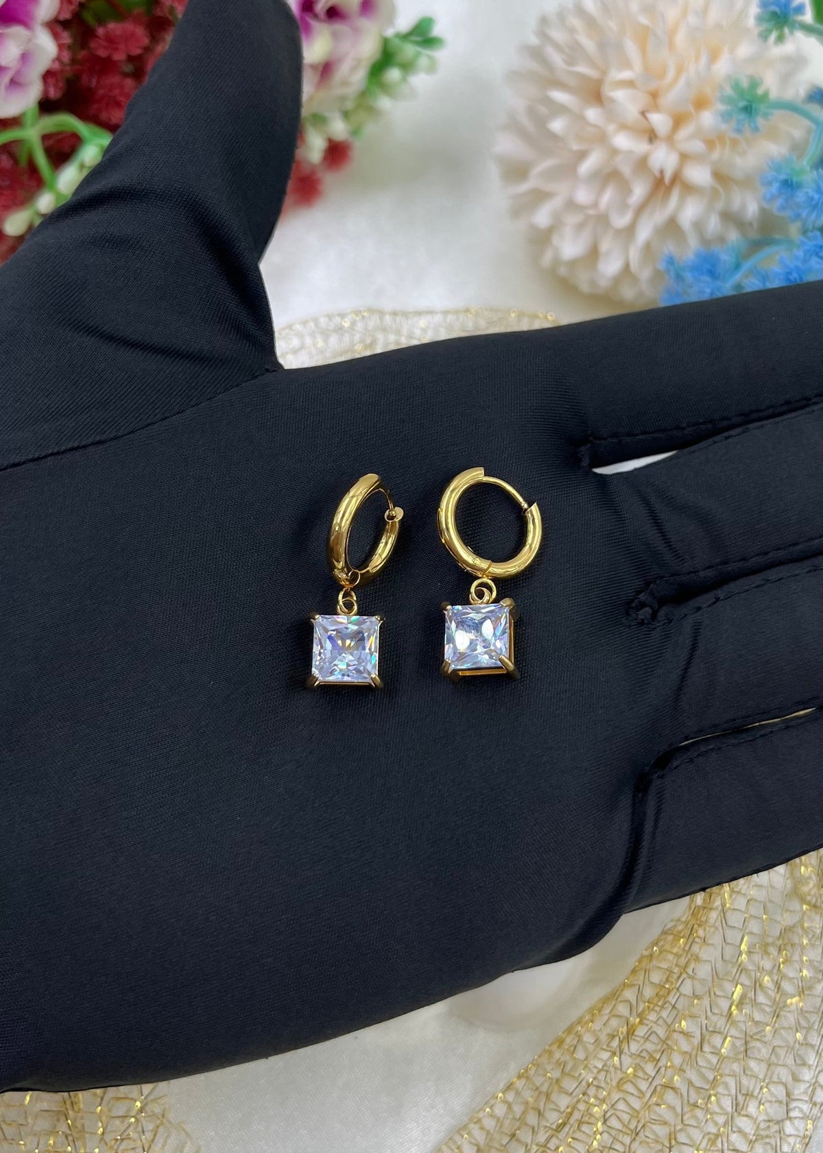 Gold-Plated Earring Set Skin-Friendly & Lightweight | Indian Jewellery Traditional Gold Plated Earning Set