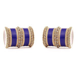 Indian Matte Textured Bangles in different color with stone kadas, Wedding bangles, Festive colors bangles, Kundan bangles Chudiya - Libasaa
