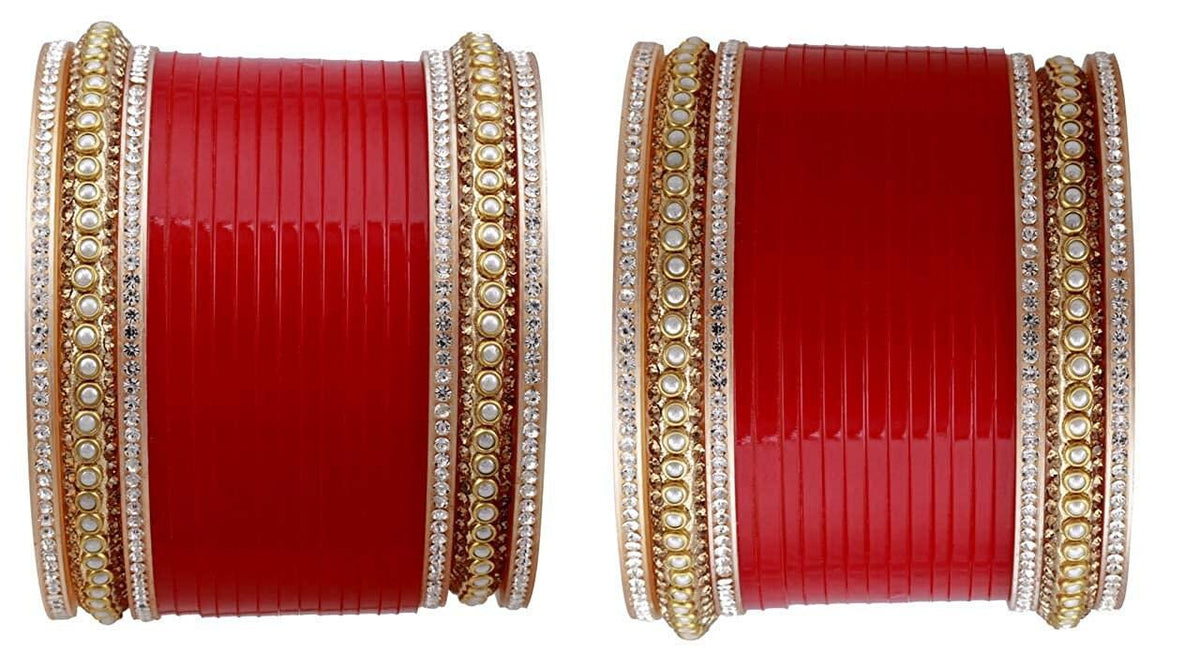 Bridal Chooda / Indian Wedding / Kundan Chooda / Bridal Bangles / Indian Chura / Punjabi Chura / Sikh Wedding / Punjabi Wedding / Sikh Chura