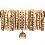 Handmade Indian Bangle with Pearl Stone work Wedding Bangle Set, Traditional Indian jewelry gift, Bridal bangles, Wedding Jewelry