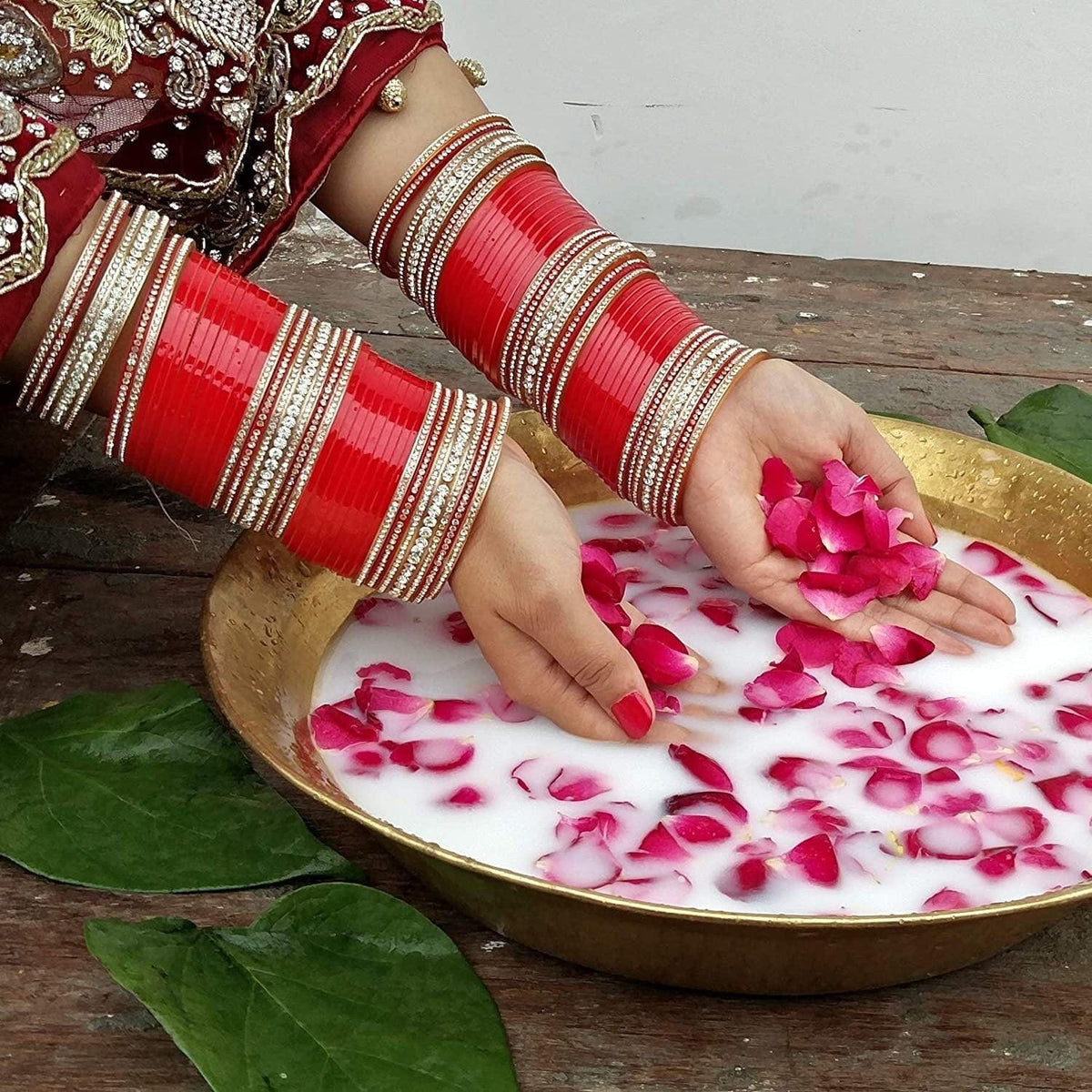 Red Designer Chura Bridal Dulhan Punjabi Choora Fashion Jewellery Chuda Set, Wedding Chura Bangle Set, Suhag Chura