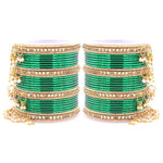 Indian Bangle Set, Metal Bangles set for 54 psc, Bridal Bangles, Traditional wedding Bangle Bracelet set for women