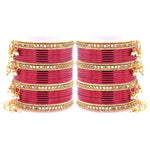 Indian Bangle Set, Metal Bangles set for 54 psc, Bridal Bangles, Traditional wedding Bangle Bracelet set for women
