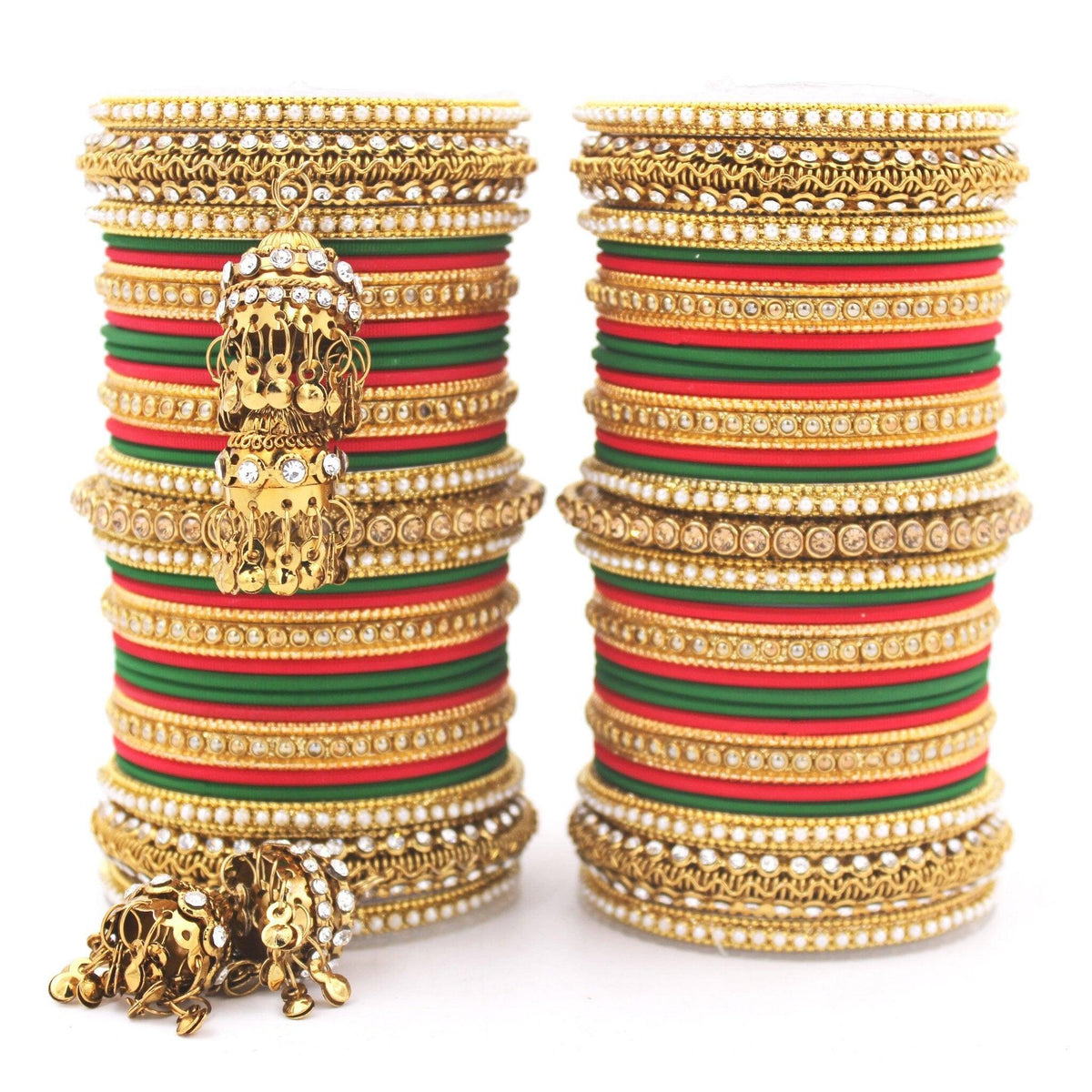 Indian Bangle set, Bridal bangles, Thread Bangles, Traditional Bracelet, Bridal Choora Set Wedding Eid Karwachauth Navratri Bollywood Choora