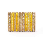 Indian Bangle set , Bridal Bangles, Thread Bangle Set, Stone & Silk Threads Bridal Bangle Set for Women, Indian Bollywood Jewelry for Girls