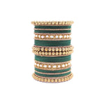 Indian Bangle set, Bridal bangles, Thread Bangles, Traditional Bracelet, Ethnic Bangles, Wedding Eid Navratri Bollywood Choora Set for Women