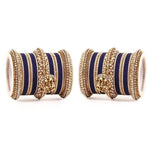 Indian Bollywood Bangles Jewelry 5 Color Latkan Jhumka Bridal Wedding & Party Wear Bangle Bracelet Traditional Pakistani Bangles Jewelry